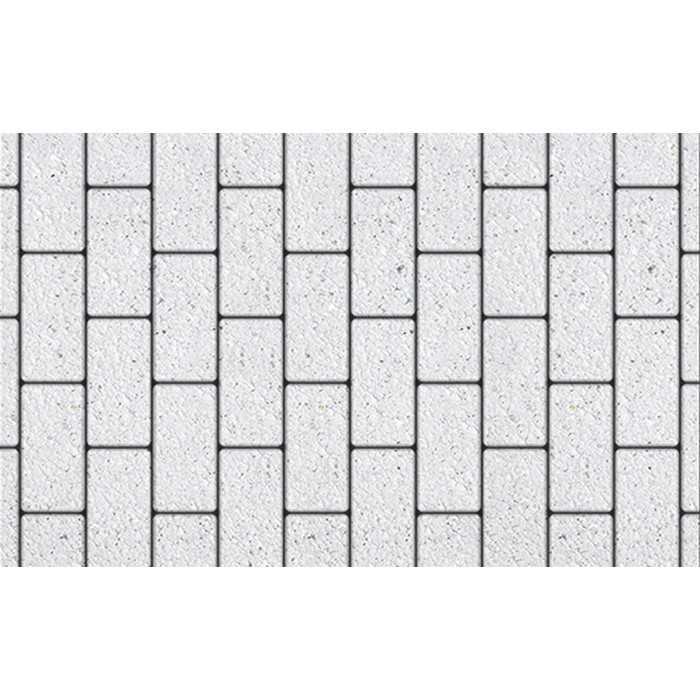 Плитка тротуарная Прямоугольник (Ла-Линия) Б.2.П.8 Стоунмикс белый 200x100x80 мм