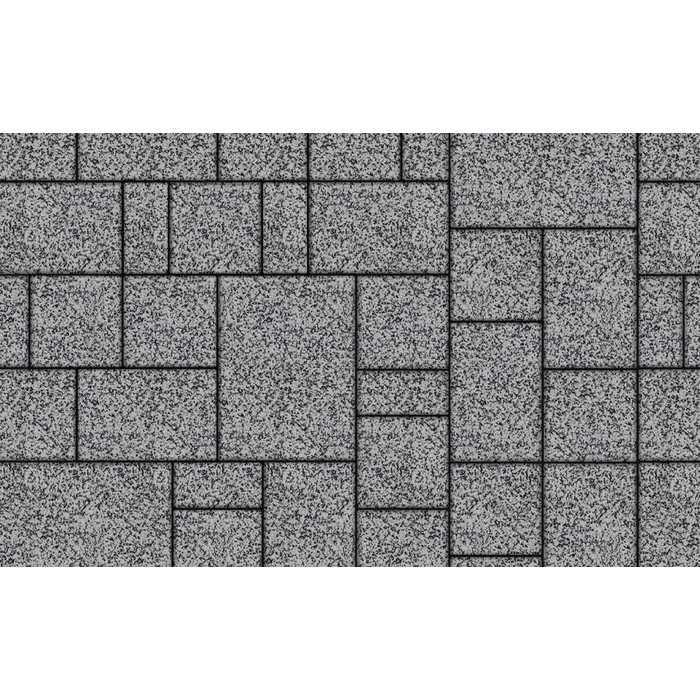 Плитка тротуарная Мюнxен Б.2.Ф.6см Гранит + серый с черным